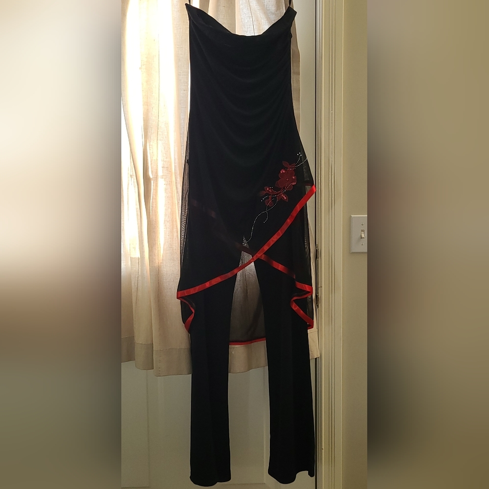 Ladies Formal Strapless Pant Jumpsuit